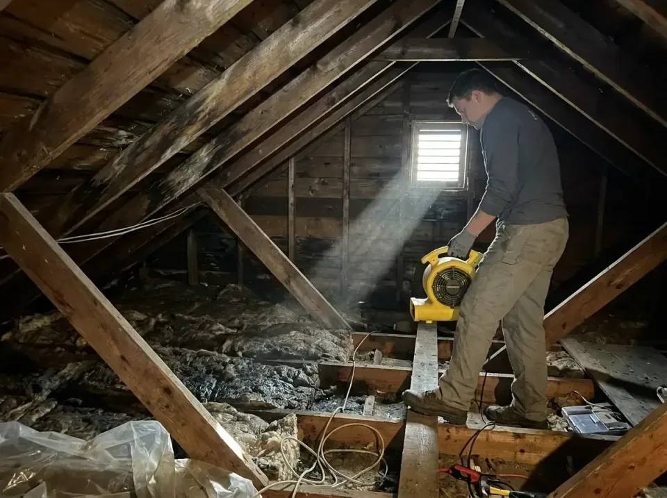attic-water-damage-drying-proc-007 — frequently asked questions, Emergency Water Extraction & 24/7 Flood Response in Grottoe…